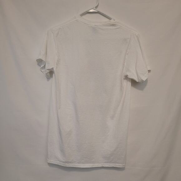 New Orleans Cartoon Graphic Tee Born to be Wild White Size Small Short Sleeve - Picture 3 of 7